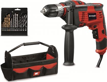 Einhell TC-ID 1000 E Kit Κρουστικό Δράπανο 1010W με Θήκη και με 16 τρυπάνια