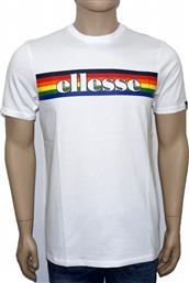 Ellesse Ανδρικό T-shirt Λευκό με Λογότυπο από το Tobros