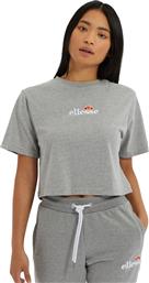 Ellesse Fireball Κοντομάνικο Crop Top Γκρι από το Modivo