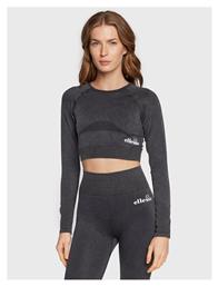 Ellesse Gelita Μακρυμάνικο Αθλητικό Crop Top Γκρι από το Z-mall