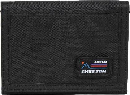 Emerson Ανδρικό Πορτοφόλι Καρτών με RFID Μαύρο από το Zakcret Sports