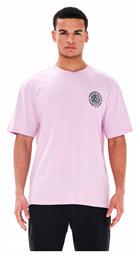 Emerson Ανδρικό T-shirt Κοντομάνικο Ροζ