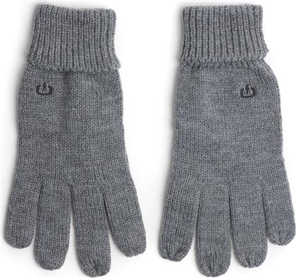 Emerson Grey Melange Πλεκτά Γάντια από το Outletcenter