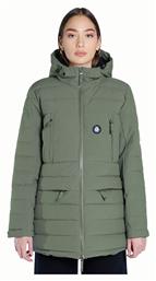 Emerson Κοντό Γυναικείο Puffer Μπουφάν για Χειμώνα Light Olive από το Outletcenter