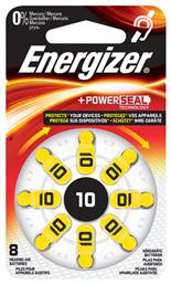 Energizer Μπαταρίες Ακουστικών Βαρηκοΐας 10 1.4V 8τμχ