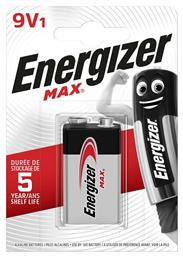 Energizer Max Αλκαλική Μπαταρία 9V 1τμχ από το e-shop