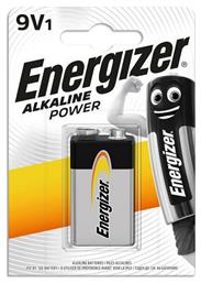 Energizer Power Αλκαλική Μπαταρία 9V 1τμχ