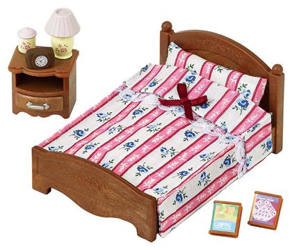 Epoch Toys Παιχνίδι Μινιατούρα Sylvanian Families Semi Double Bed για 3+ Ετών