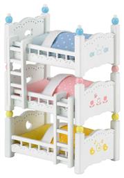 Epoch Toys Παιχνίδι Μινιατούρα Sylvanian Families Triple Bunk Beds για 3+ Ετών