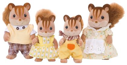 Epoch Toys Παιχνίδι Μινιατούρα Sylvanian Families Walnut Squirrel Family για 3+ Ετών