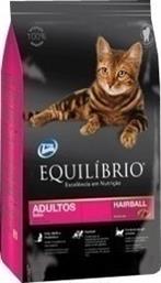 Equilibrio Adult Hairball Control Ξηρά Τροφή για Ενήλικες Γάτες με Κοτόπουλο 7.5kg από το Plus4u