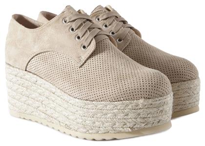 Εσπαντρίγες FS By Feng Shoe Shoe Espadrille Platform Mid H Footwear L0803-3-BEIGE Γυναικείο