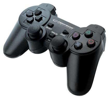 Esperanza Corsair Ενσύρματο Gamepad για PC / PS3 Black από το e-shop