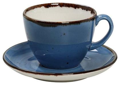 Espiel Terra Jumbo Φλιτζάνι Cappuccino από Πορσελάνη Blue 350ml