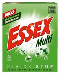 Essex Multi Stains Stop Απορρυπαντικό Ρούχων σε Σκόνη 45 Μεζούρες