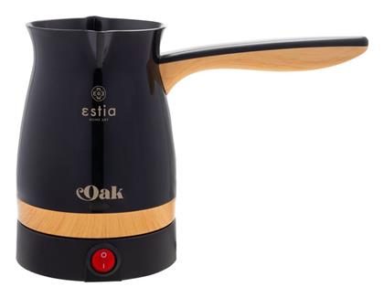 Estia Ηλεκτρικό Μπρίκι Oak 800w Με Αποσπώμενη Βάση 360° Μαύρο