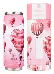 Estia Travel Cup Save the Aegean Ποτήρι Θερμός Ανοξείδωτο Love Ascend Estia 500ml με Καλαμάκι