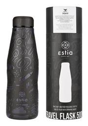 Estia Travel Flask Save the Aegean 500ml Noir echo