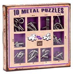 Eureka 10 Puzzles Γρίφος από Μέταλλο Purple για 8+ Ετών 473359