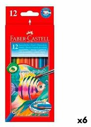 Faber-Castell Aquarell Σετ Ξυλομπογιές 12τμχ & Πινέλο