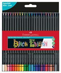 Faber-Castell Black Edition Σετ Ξυλομπογιές 24τμχ