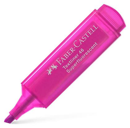 Faber-Castell Textliner 46 Μαρκαδόρος Υπογράμμισης Superflourescent Pink 5mm από το e-shop