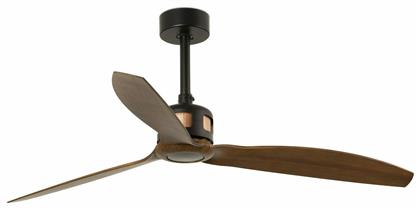 Faro Barcelona Copper Fan Smart Ανεμιστήρας Οροφής 128cm με Φως και Τηλεχειριστήριο Καφέ