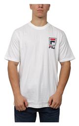Fila Julian Ανδρικό T-shirt Λευκό με Στάμπα