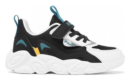 Fila Παιδικά Sneakers Ανατομικά με Σκρατς Μαύρα από το Dpam