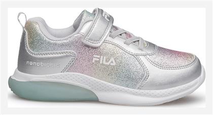 Fila Παιδικά Sneakers με Φωτάκια Ασημί