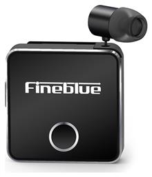 Fineblue F1 In-ear Bluetooth Handsfree Ακουστικό Πέτου Μαύρο από το Filinda