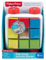 Fisher Price Εκπαιδευτικά Τουβλάκια Pull-Along για 6+ Μηνών 9τμχ από το Plus4u