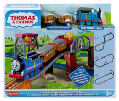 Fisher Price Thomas & Friends 3 in 1 Packpage Pickup Σετ με Τρενάκι για 3+ Ετών