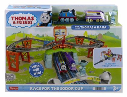 Fisher Price Thomas & Friends Αγώνας για το Κύπελλο του Σόντορ Σετ με Τρενάκι για 3+ Ετών από το Moustakas Toys