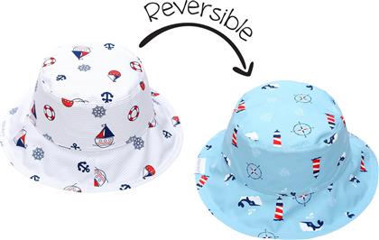 Flapjackkids Παιδικό Καπέλο Bucket Υφασμάτινο Αντηλιακό Nautical Πολύχρωμο