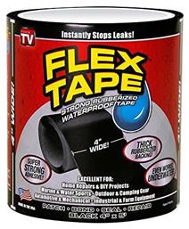 Flex Seal 100mm x 1.5m Flex Tape Μαύρη