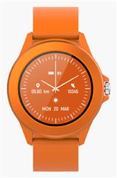 Forever Colorum CW-300 Smartwatch με Παλμογράφο (Πορτοκαλί)