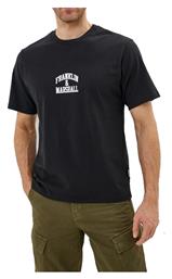 Franklin & Marshall Ανδρικό T-shirt Μαύρο με Στάμπα από το Z-mall