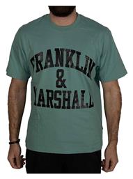 Franklin & Marshall Ανδρικό T-shirt Πράσινο με Λογότυπο