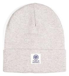 Franklin & Marshall Beanie Ανδρικός Σκούφος Πλεκτός σε Γκρι χρώμα από το Z-mall