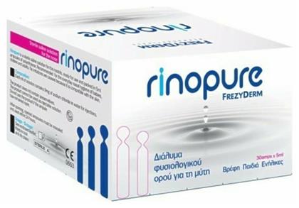 Frezyderm Rinopure Αμπούλες Φυσιολογικού Ορού για Βρέφη 30x5ml