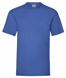 Fruit of the Loom Valueweight T Ανδρικό Διαφημιστικό T-shirt Κοντομάνικο Royal Blue από το Blooza