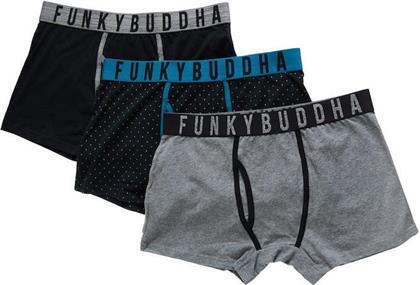 Funky Buddha Ανδρικά Μποξεράκια Πολύχρωμα 3Pack
