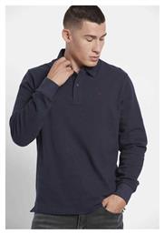 Funky Buddha Ανδρική Μπλούζα Μακρυμάνικη Polo Navy Μπλε