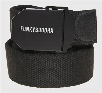 Funky Buddha Ανδρική Ζώνη Μαύρη από το Funky Buddha