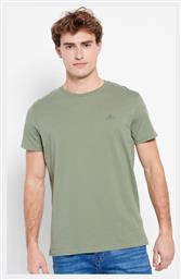 Funky Buddha Ανδρικό T-shirt Χακί Μονόχρωμο από το Outletcenter