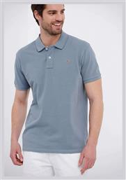 Funky Buddha Ανδρικό T-shirt Polo Dusty Blue από το Funky Buddha