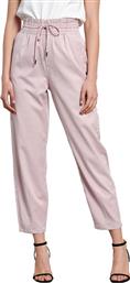 Funky Buddha FBL003-106-02 Γυναικείο Υφασμάτινο Παντελόνι με Λάστιχο σε Κανονική Εφαρμογή Ροζ από το Plus4u
