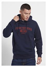 Funky Buddha Φούτερ Navy Μπλε με Κουκούλα από το Funky Buddha