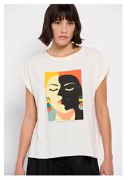 Funky Buddha Γυναικείο T-shirt Λευκό από το Funky Buddha